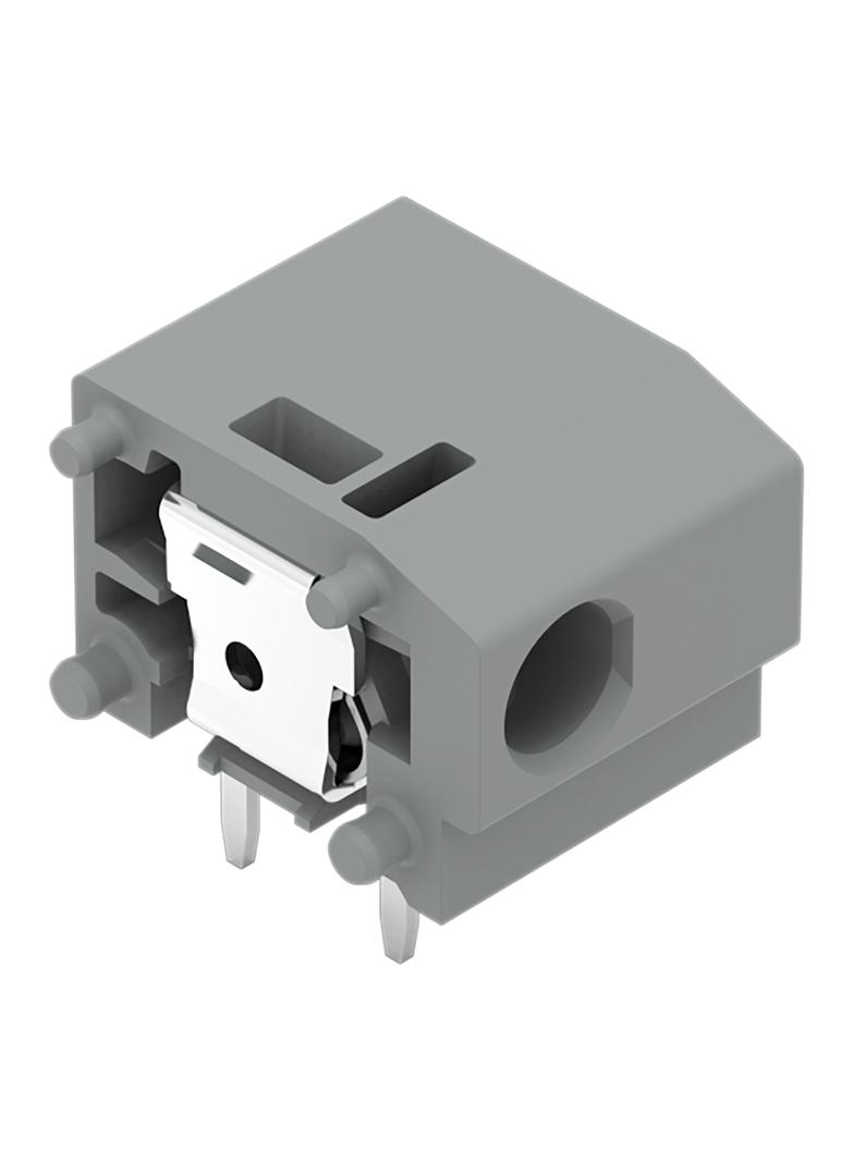 Złączka do płytek drukowanych szara raster 10/10,16mm 235‑801/333‑000 /100szt./ WAGO