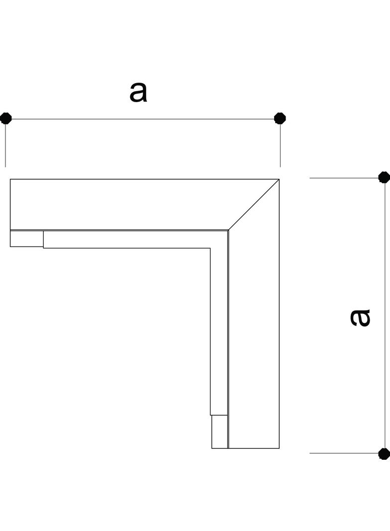 NAROŻE WEW.KAN.LKM 40X 60 FS