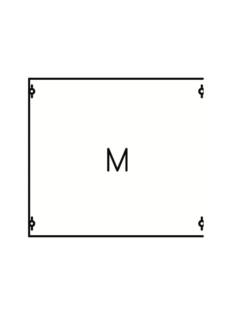 2M00A Pole rozdzielcze na szerokość 2 kolumn