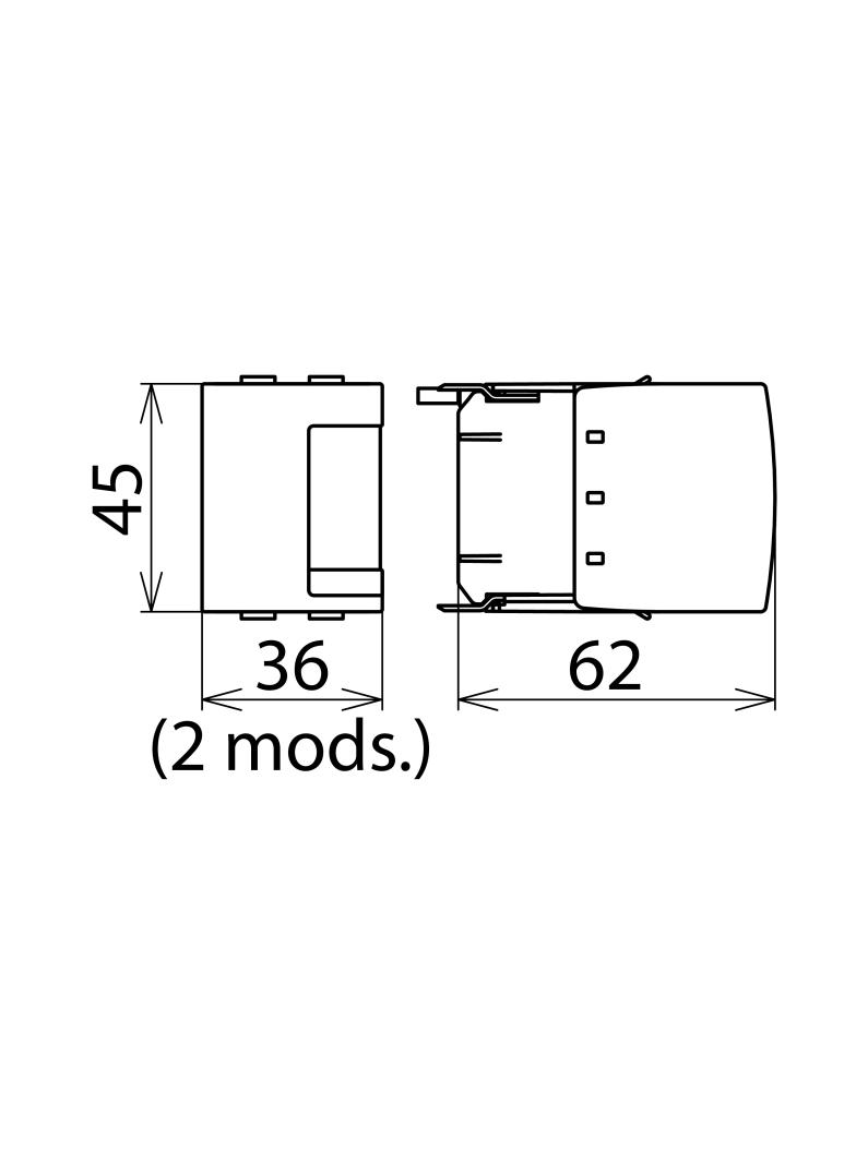 Moduł ochronny iskiernikowy do ogranicznika DEHNsecure M
