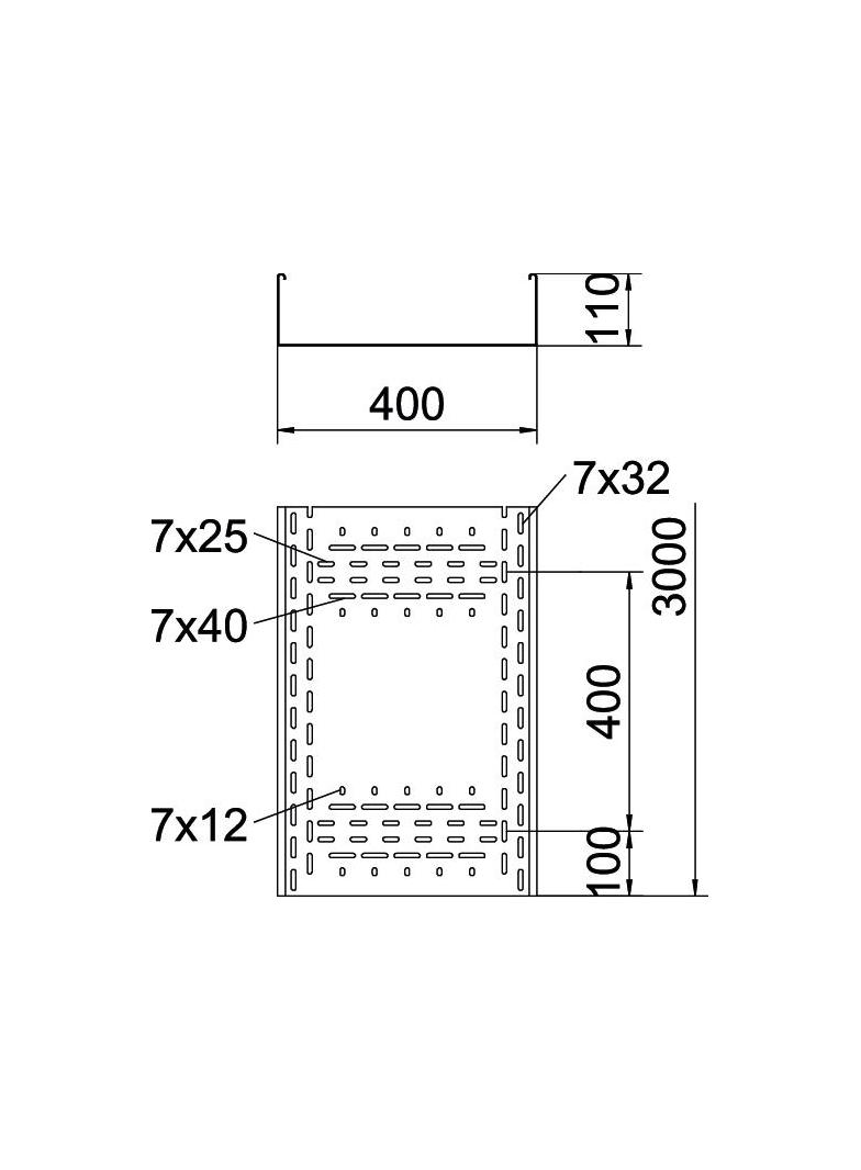 BKRS 1140 FS, Koryto kablowe