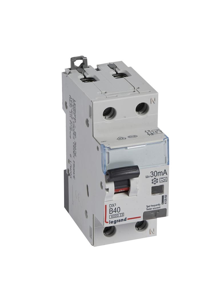 WYŁĄCZNIK RÓŻNICOWONADPRĄDOWY P 312 2P B 40A 30MA TYP A SERII DX3, Legrand