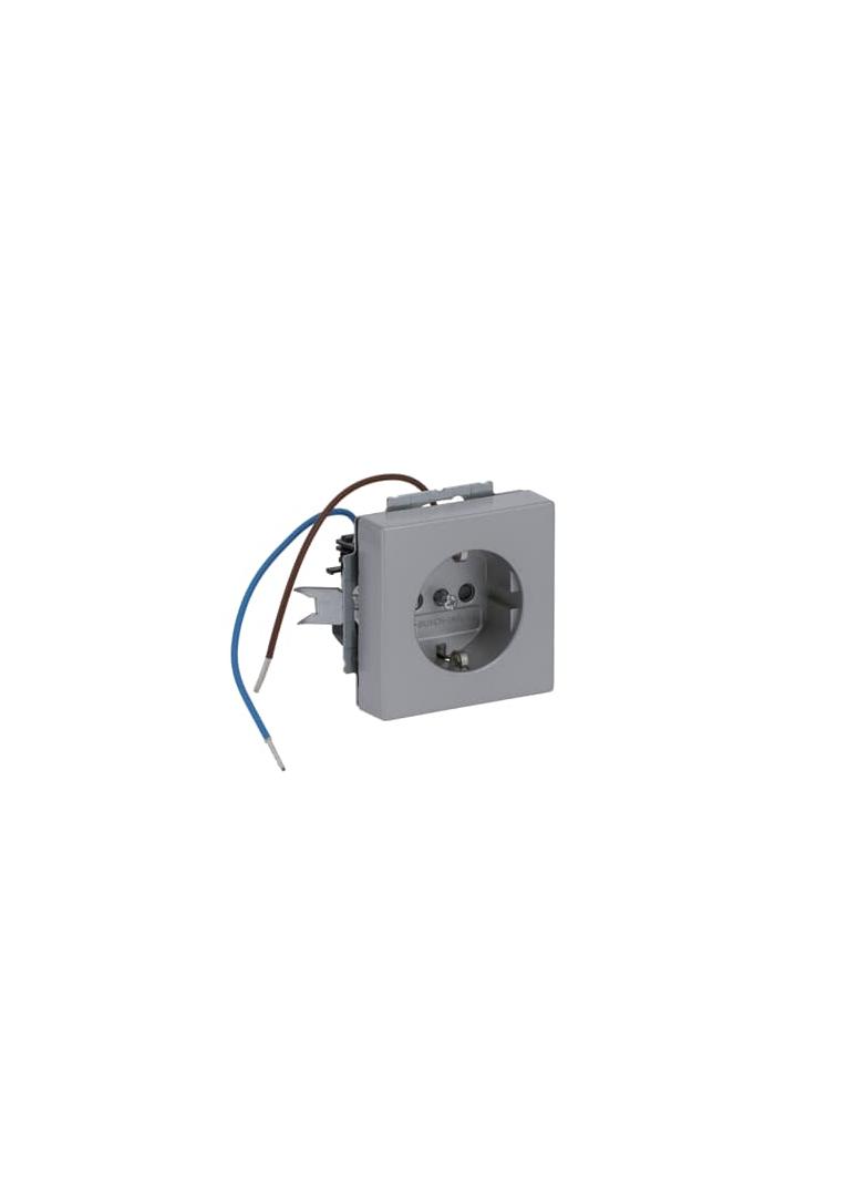 FUTURE Gniazdo SCHUKO Światło nocne orientacyjne, Z dolnym podświetleniem LED aluminiowo srebrny 2CKA002013A5293 ABB