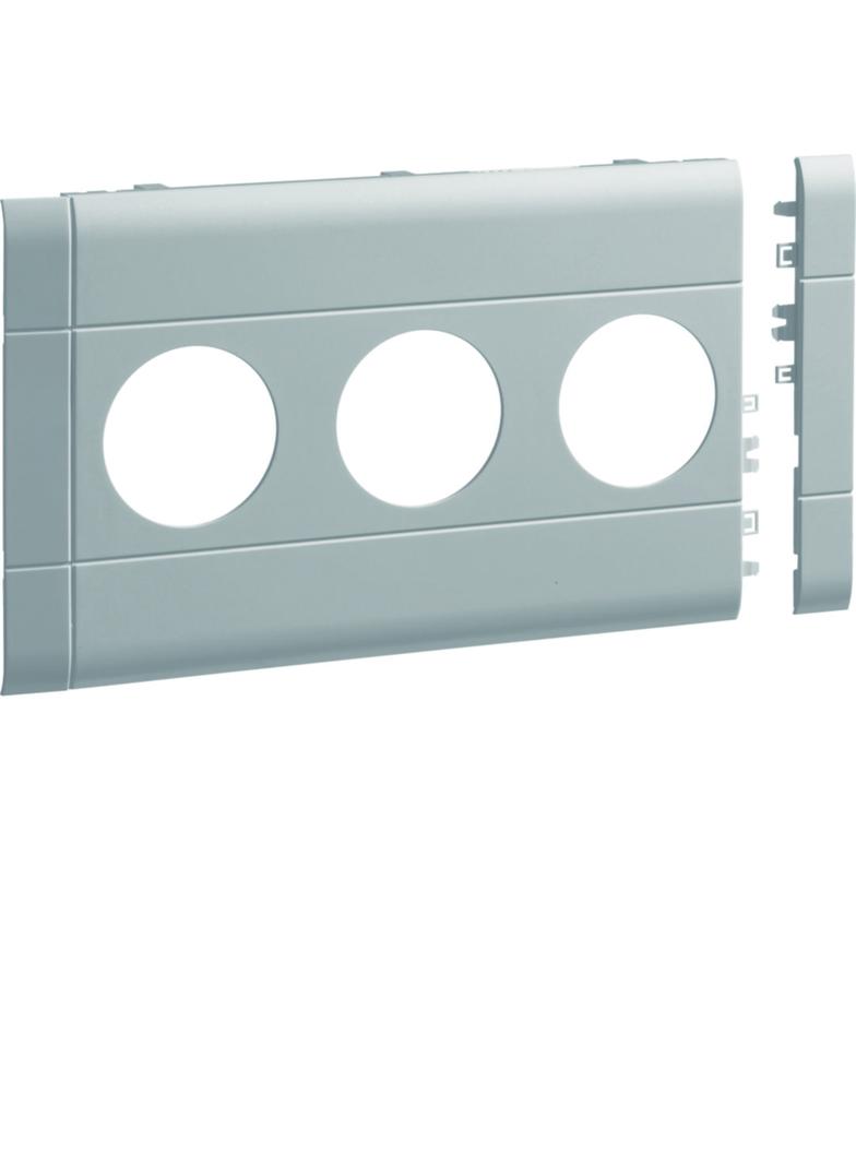tehalit.WA Maskownica potrójna ABS bezhalogenowy 120mm jasnoszary GB120307035 HAGER