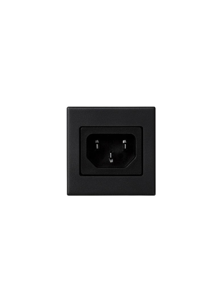 Simon Connect Pokrywa K45 gniazdo IEC320 230V męskie (C14) szary grafit