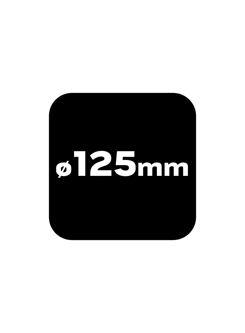 Tarcza diamentowa 125 x 22.2 mm, turbo super cienka