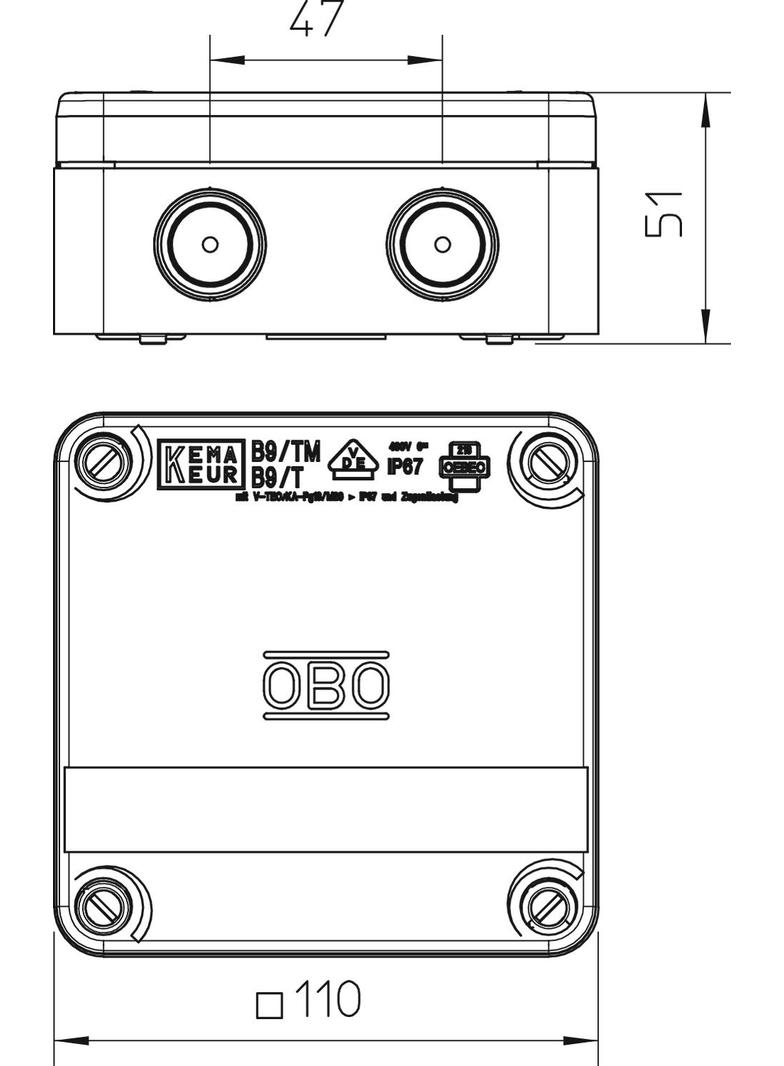 SKRZYNKA ROZG.VBXKL 60 B9T