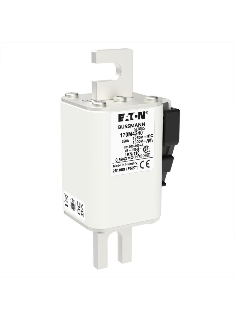 FUSE 250A 1250V 1KN/110 AR CU Wkładka szybka 250A AC 1250V rozmiar 1 53x69x138 mm aR DIN I 170M4240