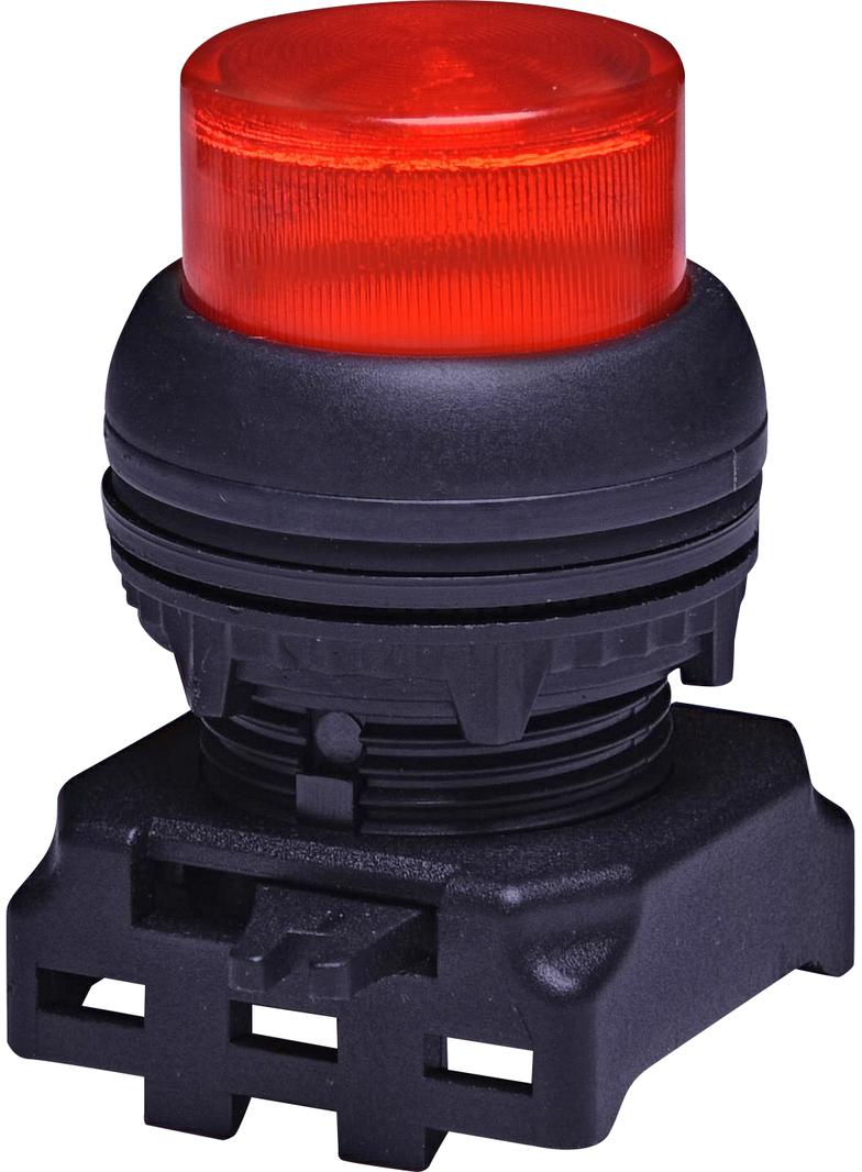 EGPI-R - Napęd z guzikiem wystającym podświetlanym - Czerwony