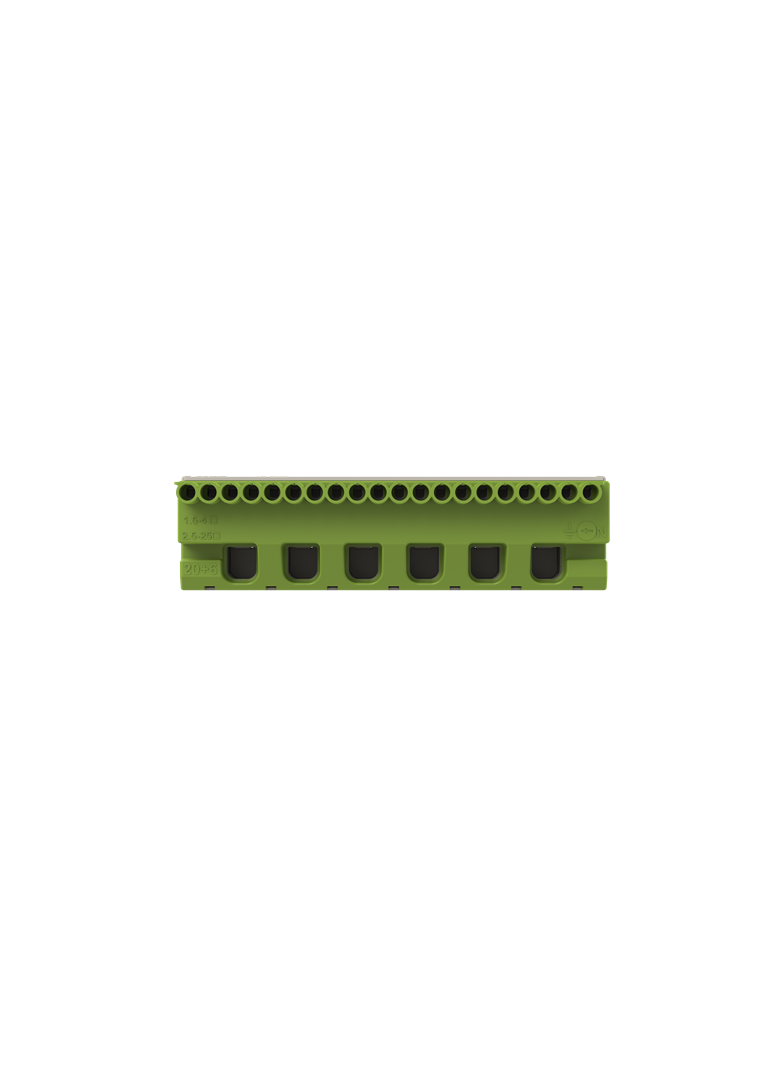 Listwa zaciskowa wtykowa PE 20*1,5-4mm2+6*25mm2