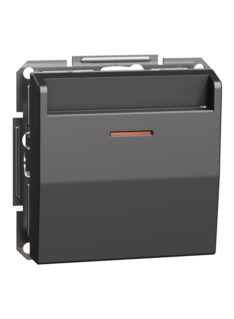 Asfora, łącznik hotelowy (mechaniczny), bez ramki, antracyt