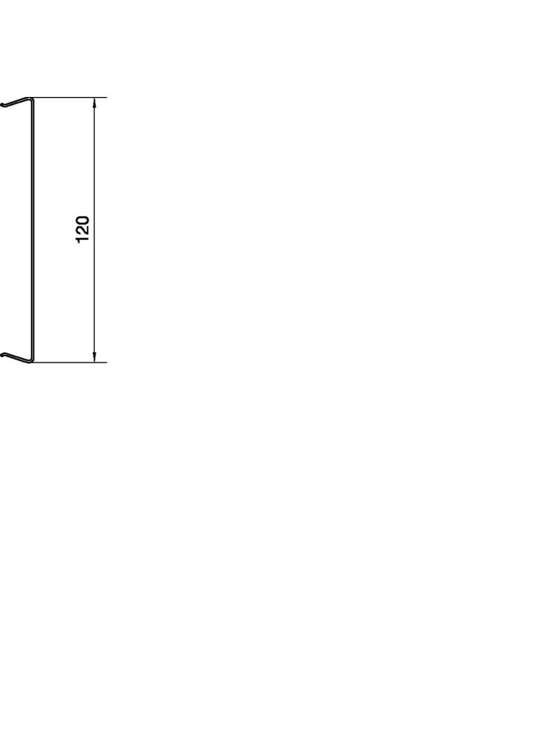 tehalit.BRS Pokrywa 120mm stal jasnoszary BRS12027035 HAGER