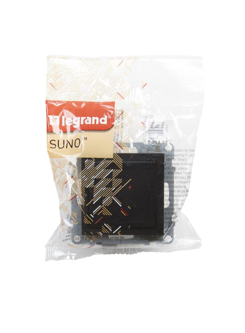 SUNO - Zaślepka, Czarny, Legrand