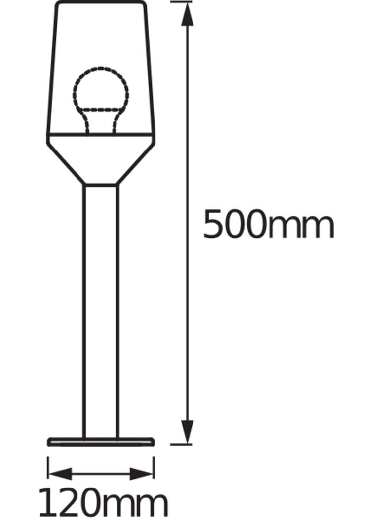 ENDURA CLASSIC CALICE 50CM E27 ST