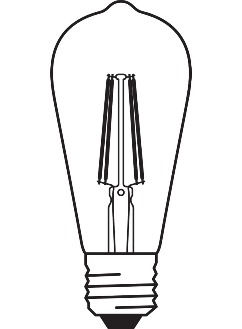 Lampa LED SMART+ WiFi CL Edison Smoke DIM 44  6W/825 E27