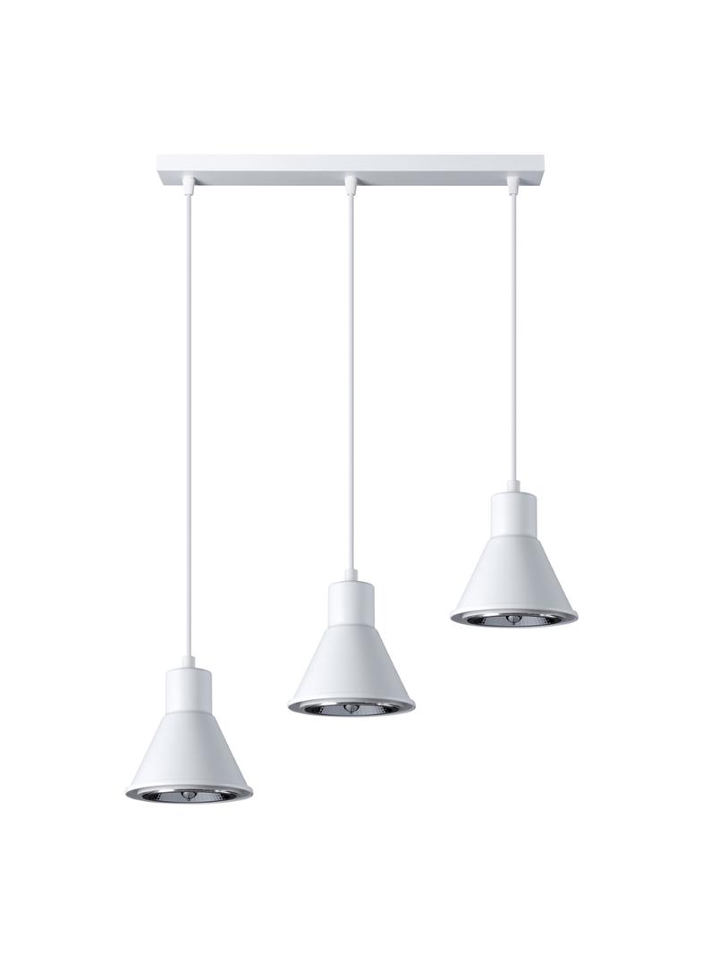 Sollux Lampa wisząca TAZILA 3 biała [ES111] SL.0988