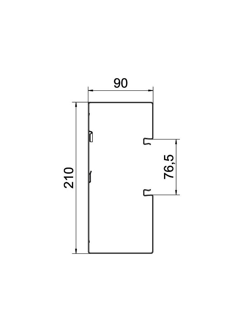 GS-A90210RW, Korytko kablowe GS-A 90210 CZB.