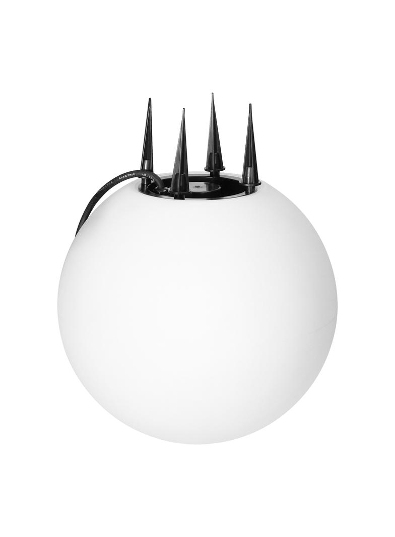 Lampa kula ogrodowa 28cm biała E27 wbijana zewnętrzna IP65 AD-OP-6586WE27ZM ORNO