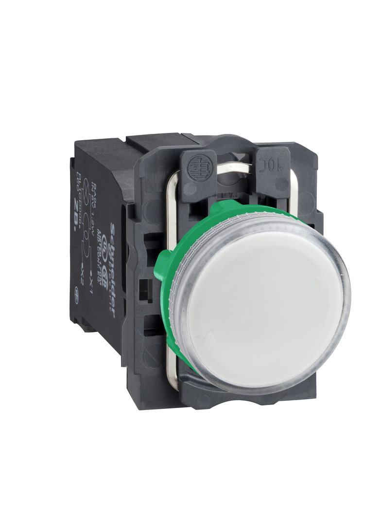 Harmony XB5 Lampka sygnalizacyjna biała żarówka 220/240V plastikowa typowa