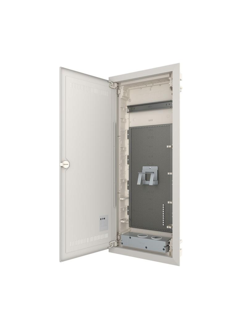 KLV-60HWM-W-F Rozdzielnica multimedialna podtynkowa G-K IP30 1x14 płaska drzwi wifi 302424 EATON