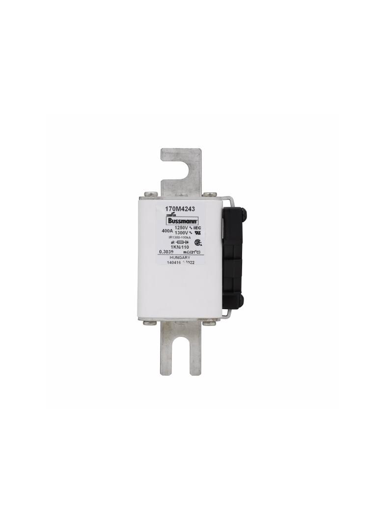 FUSE 400A 1250V 1KN/110 AR CU Wkładka szybka 400A AC 1250V rozmiar 1 53x69x138 mm aR DIN I 170M4243