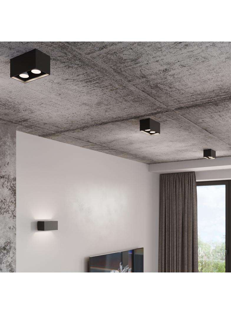 Sollux Plafon QUAD MAXI czarny SL.0381