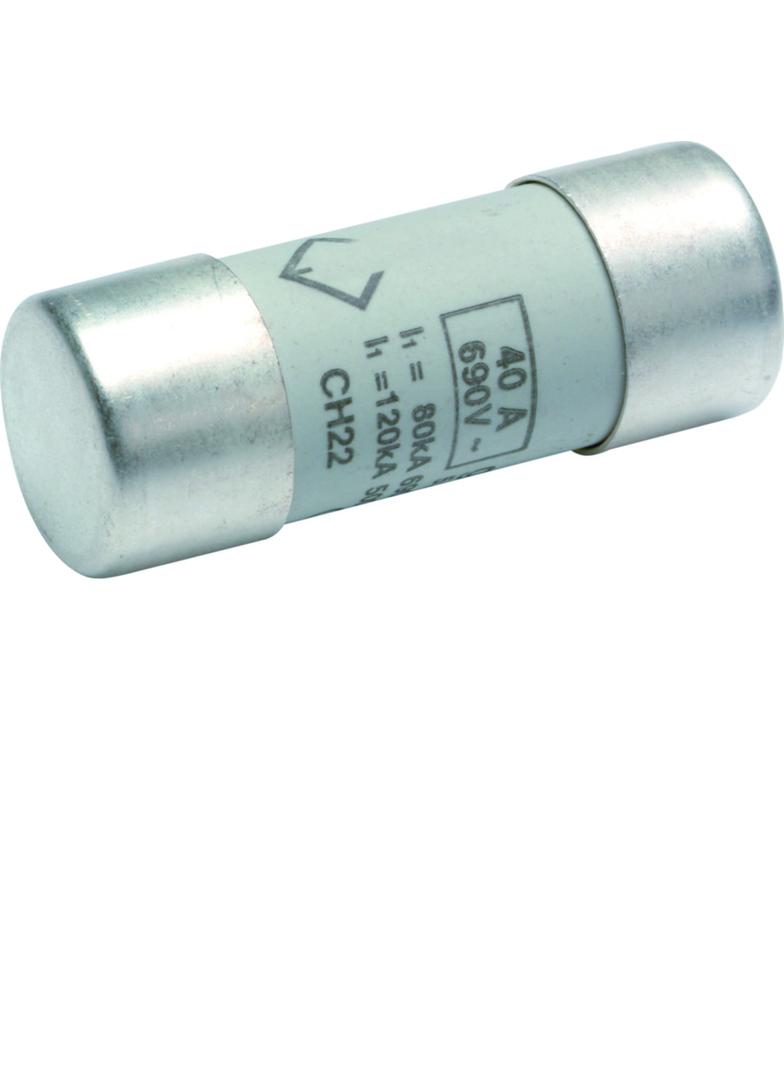 Wkładka bezpiecznikowa cylindryczna CH-22 22x58mm gG 40A 500VAC LF540G HAGER