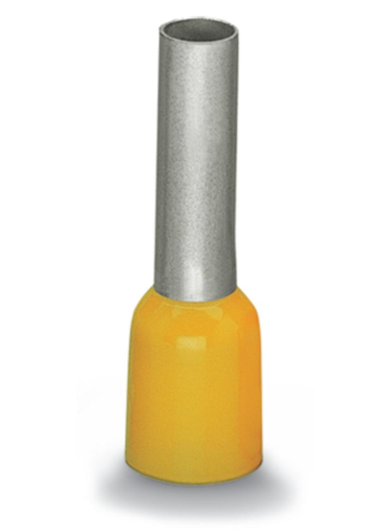 tulejka 6 mm2 żółta dł. 12 mm