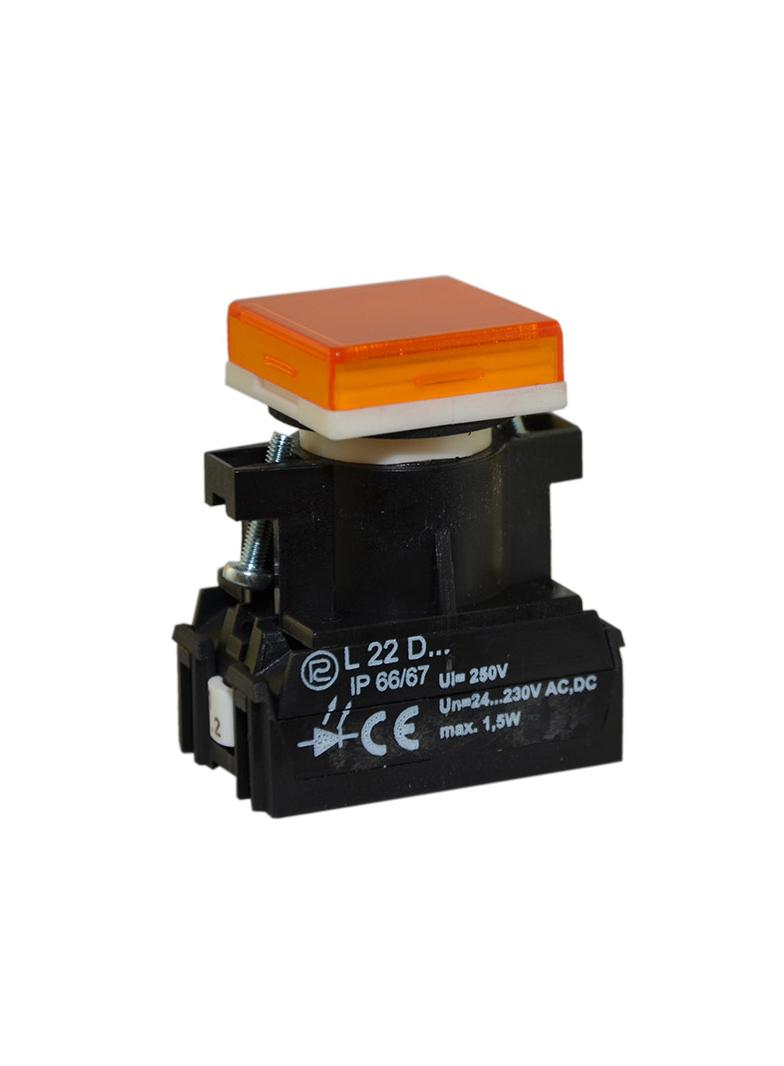 Lampka L22KDB/ 24V-230V żółta