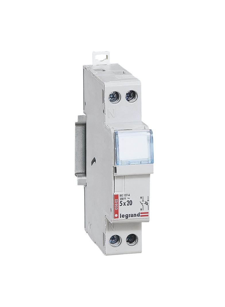 Rozłącznik Bezpiecznikowy Cylindryczny 1P+N 5x20Mm Rb302 005802 LEGRAND
