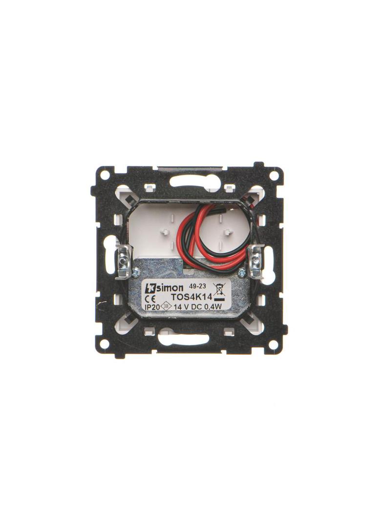 Simon 55 Oprawa oświetleniowa LED 14V* (0,4 W) Barwa neutralna 4200K Aluminium mat TOS4K14.01/143 KONTAKT