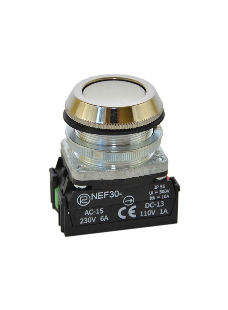 Przycisk NEF30-K2X/W3 biały W0-NEF30-K 2X/W3 B PROMET