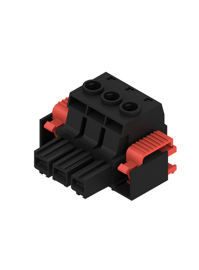 BUZ 10.16HP/03/180F AG BK BX Złącze kablowe do płytek drukowanych /24szt./ WEIDMULLER
