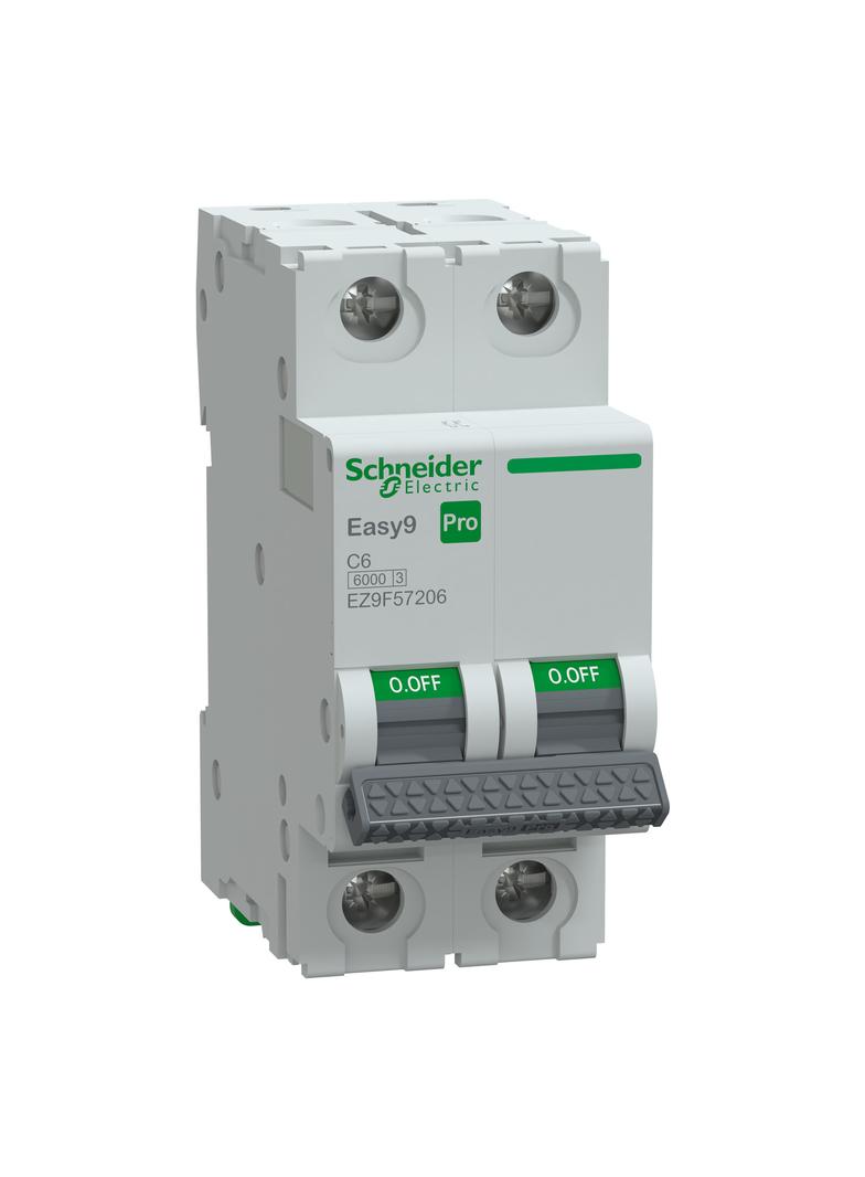 Wyłącznik nadprądowy Easy9 PRO 6kA 2P C6A EZ9F57206 Schneider