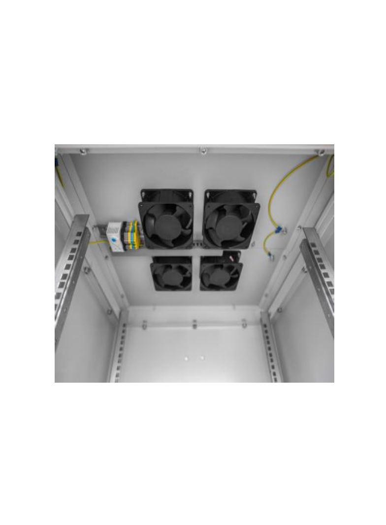 Szafa zewnętrzna hermetyczna 1P - 19" 24U