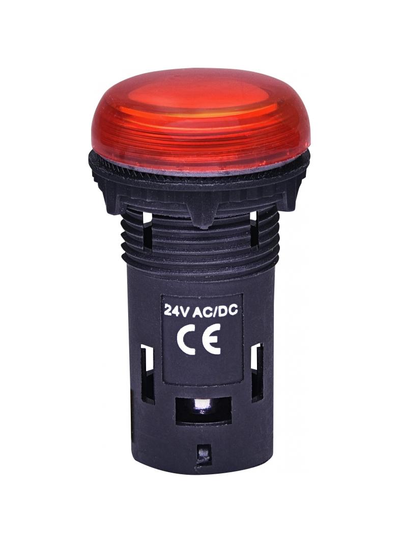ECLI-024C-R - Lampka LED 24V AC/DC -Czerwona