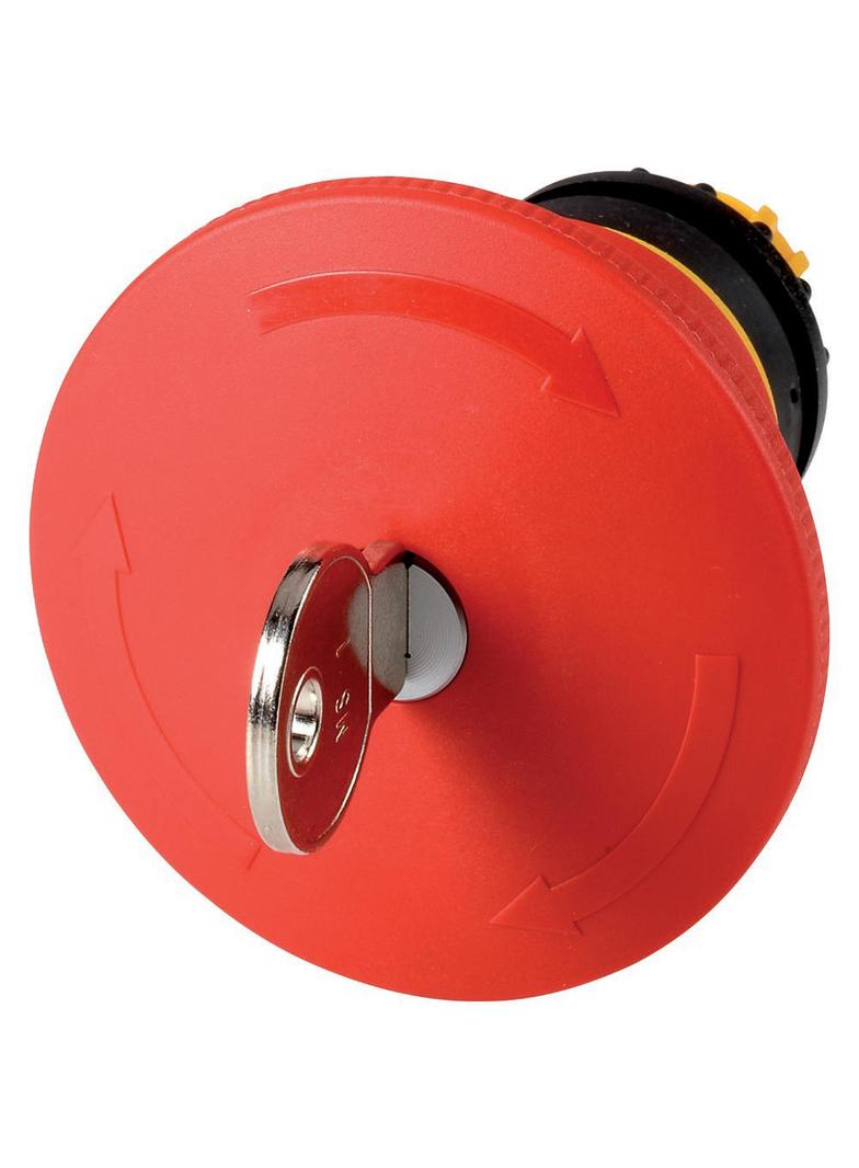 M22-PVS60P-MS* Przycisk bezpieczeństwa 60mm z kluczykiem 121471 121469 EATON