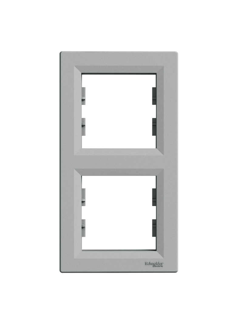 Asfora, ramka 2-krotna, pionowa, aluminium