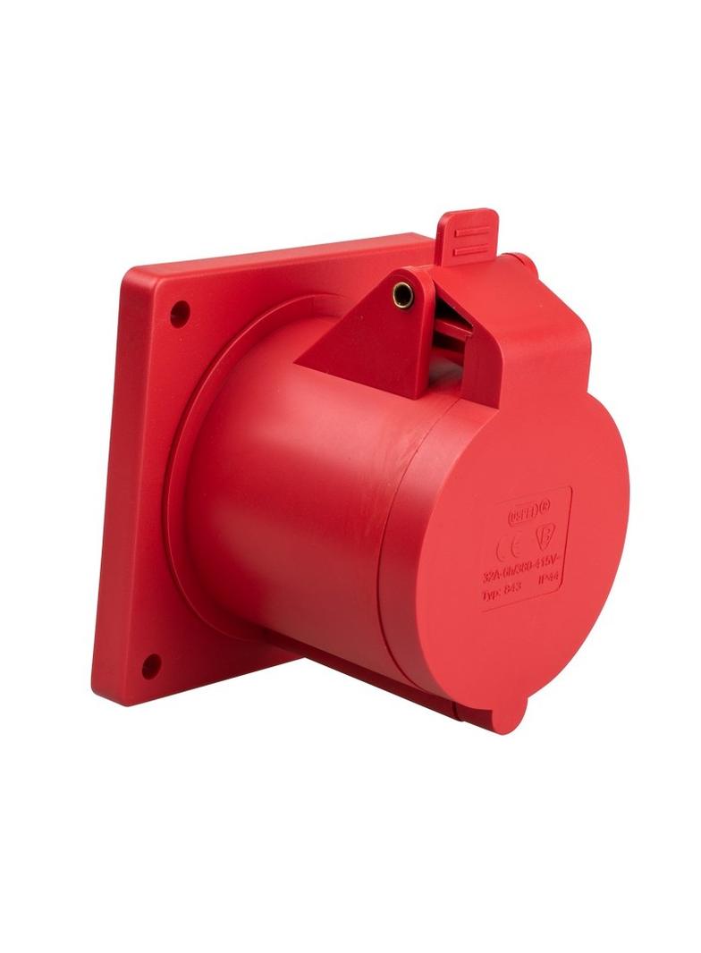 Gniazdo siłowe do wbudowania 32A 3P + uziemienie
