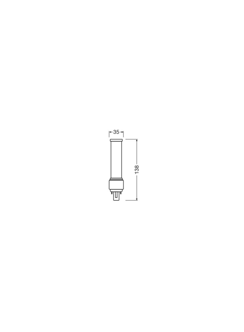 Lampa DULUX D LED FR 13 CCG, AC mains 6W 840 G24d-1