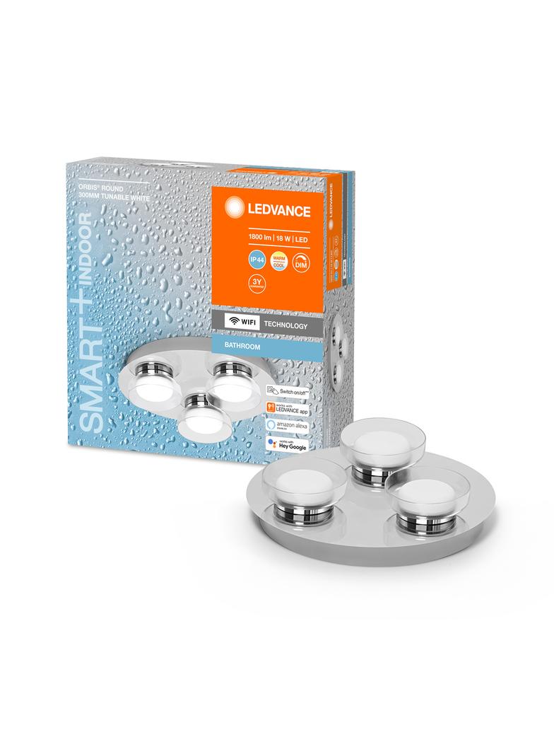 Oprawa SMART+ WIFI ORBIS ROUND 300 RD IP44 TW CR