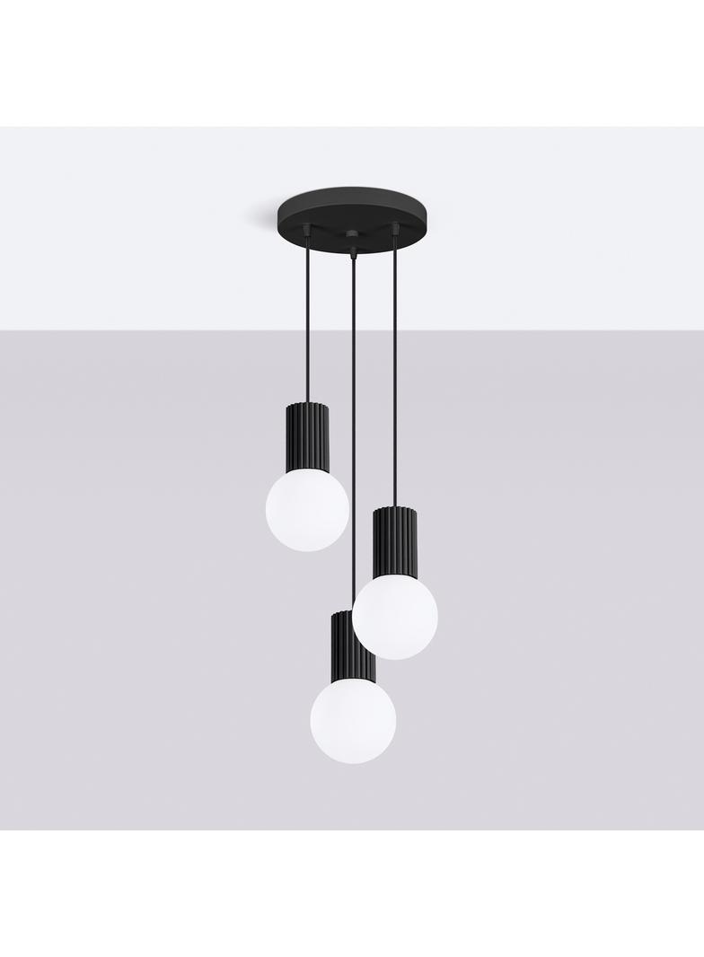 Lampa wisząca HALO 3P czarna