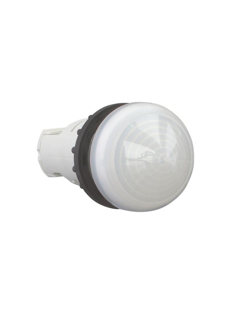 M22-LCH-W Lampka sygnalizacyjna 22mm biała do żarówek z trzonkiem wystająca 216914 EATON