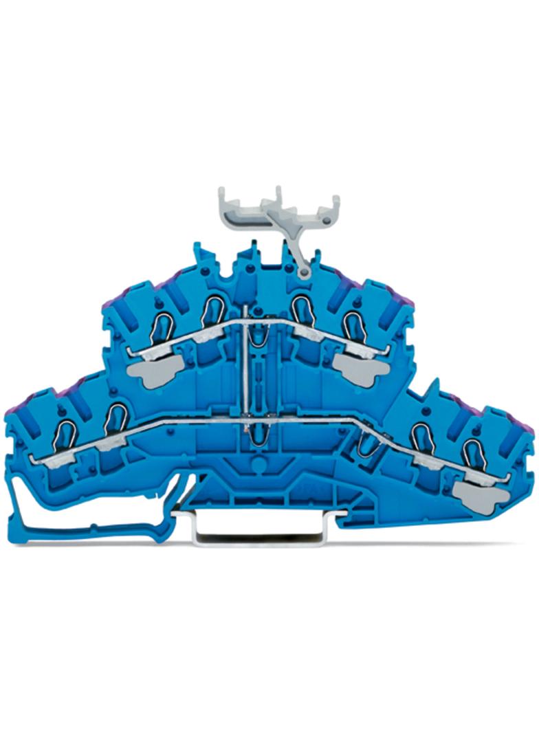 TOPJOBS złączka 2-piętrowa 2,5 mm2 niebieska