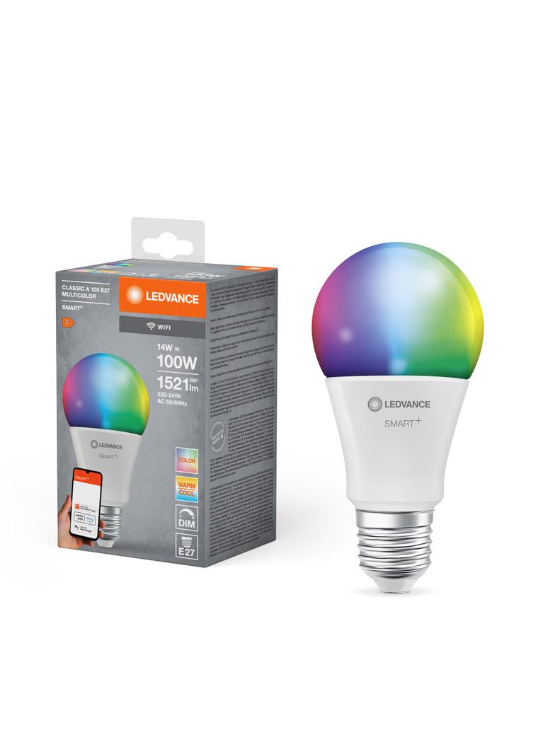 Lampa LED SMARTWF A100 14W 230V RGBWFR E27 4X1 LEDV
