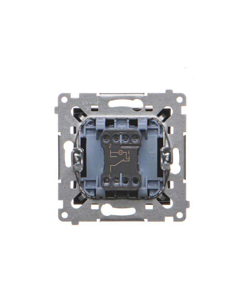 Simon 54 Łącznik schodowy z podświetleniem LED 16A 250V zaciski śrubowe czarny DW6AL.01/49 KONTAKT