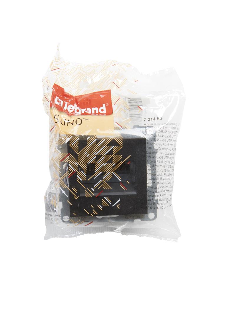 Suno Gniazdo Komputerowe 2Xrj45/Kat 5E Utp Aluminium 721351 721453 LEGRAND