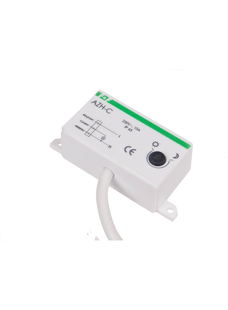 AUTOMAT ZMIERZCHOWY I=10A, OBUDOWA HERMETYCZNA, PRZEWÓD PRZYŁĄCZENIOWY 0,5M