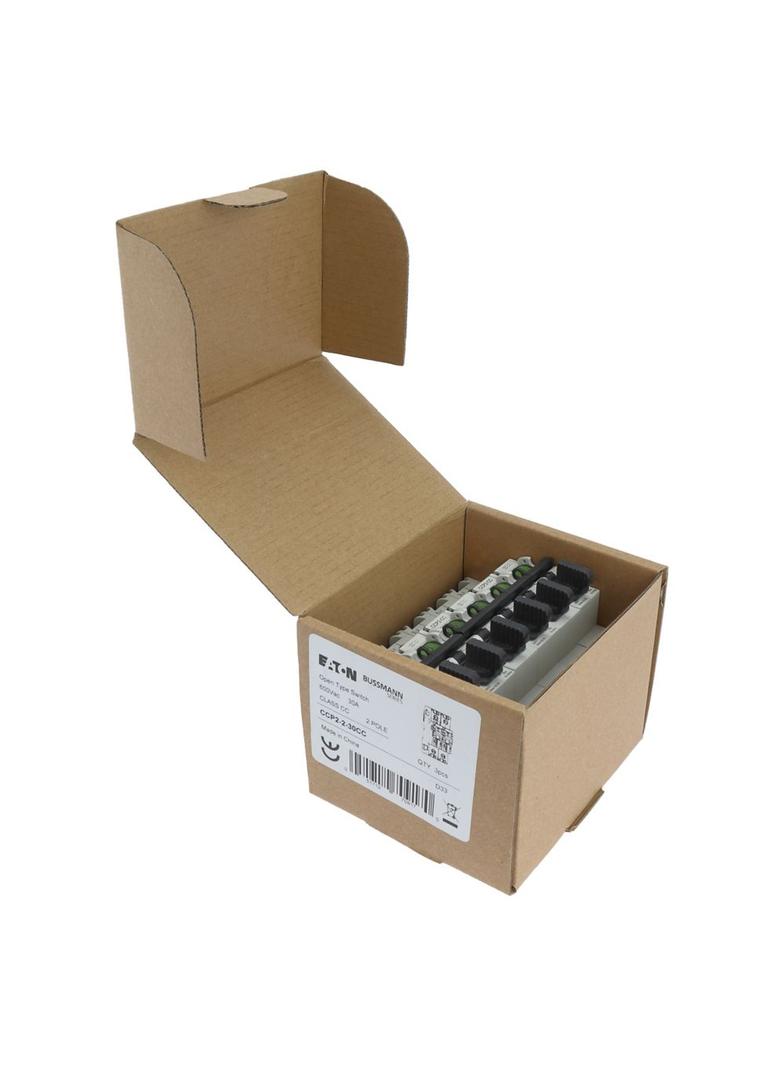 2 Pole Comp Ckt Protect 30A Rozłącznik bezpiecznikowy CCP 600VAC 125VDC 30A UL98 2P 60 Hz Kl CCP2-2-