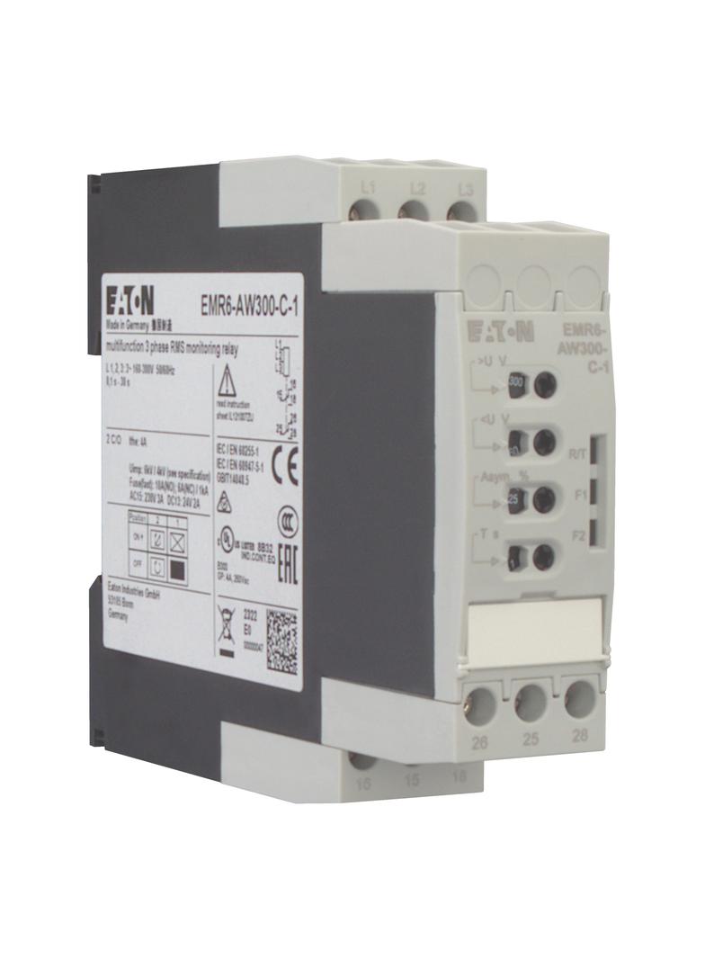 EMR6-AW300-C-1 Przekaźnik monitorujący napięcie wielofunkcyjny 160 - 300VAC 184763 EATON